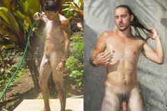 Hottie-ripped-surfer-dude-Darren-strips-naked-stroking-huge-9-inch-cock-pissing-outdoors-7-porno-gay-pics