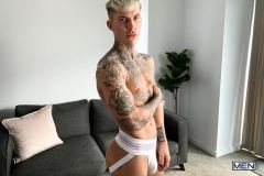 Hot-young-tattooed-stud-Cole-Clint-strips-naked-tight-sexy-jockstrap-stroking-huge-uncut-cock-Men-009-gay-porn-pics