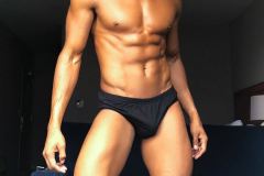 Hot-Honduran-dancer-JJ-strips-naked-ripped-six-pack-stroking-huge-uncut-dick-Sean-Cody-008-gay-porn-pics