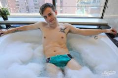 Bentley-Race-sexy-young-Aussie-dude-James-Bailey-strokes-big-thick-uncut-cock-spraying-jizz-all-over-himself-7-porno-gay-pics