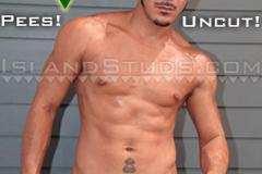 Hottie-hunk-Island-Studs-Cesar-Xes-strips-jerks-his-8-inch-cock-spraying-jizz-all-over-20-porno-gay-pics