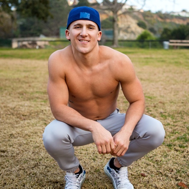 SeanCody Martin naked baseball player sexy sportsmen smooth chest tight bubble butt asshole jerking solo big thick long dick cumshot 001 gay porn sex gallery pics video photo - Sean Cody Martin